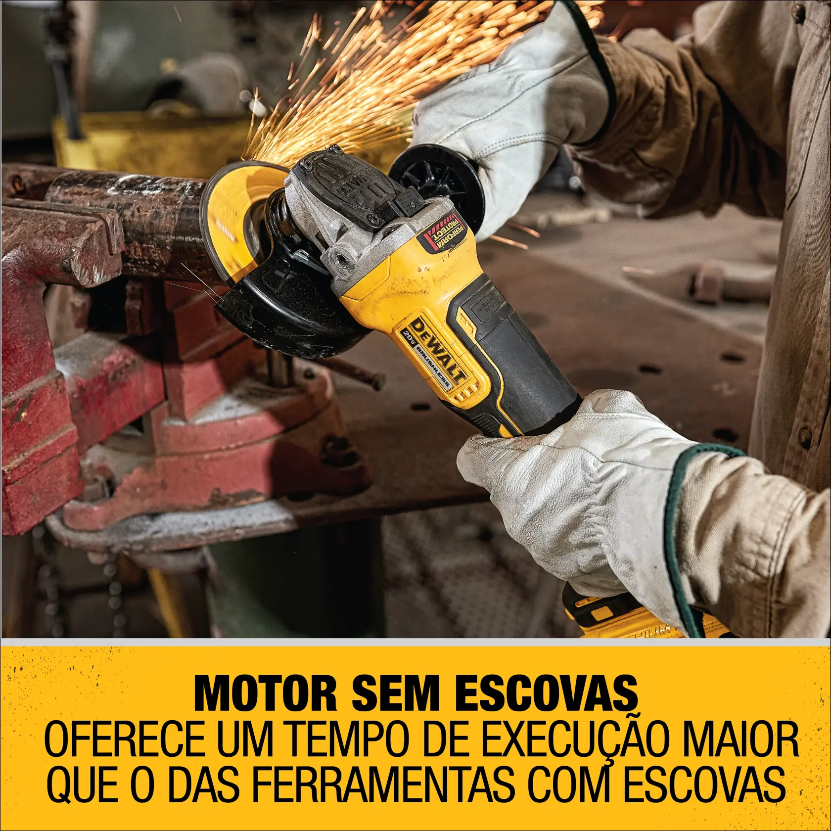 Esmerilhadeira Angular 4-1/2" (115mm) - 5" (125mm) Sem Fio  20V MAX* (Sem Bateria e Sem Carregador)