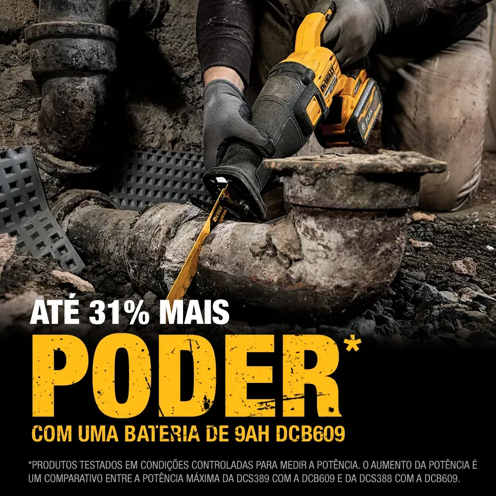 Serra Sabre 60V MAX* BRUSHLESS (sem bateria e sem carregador)
