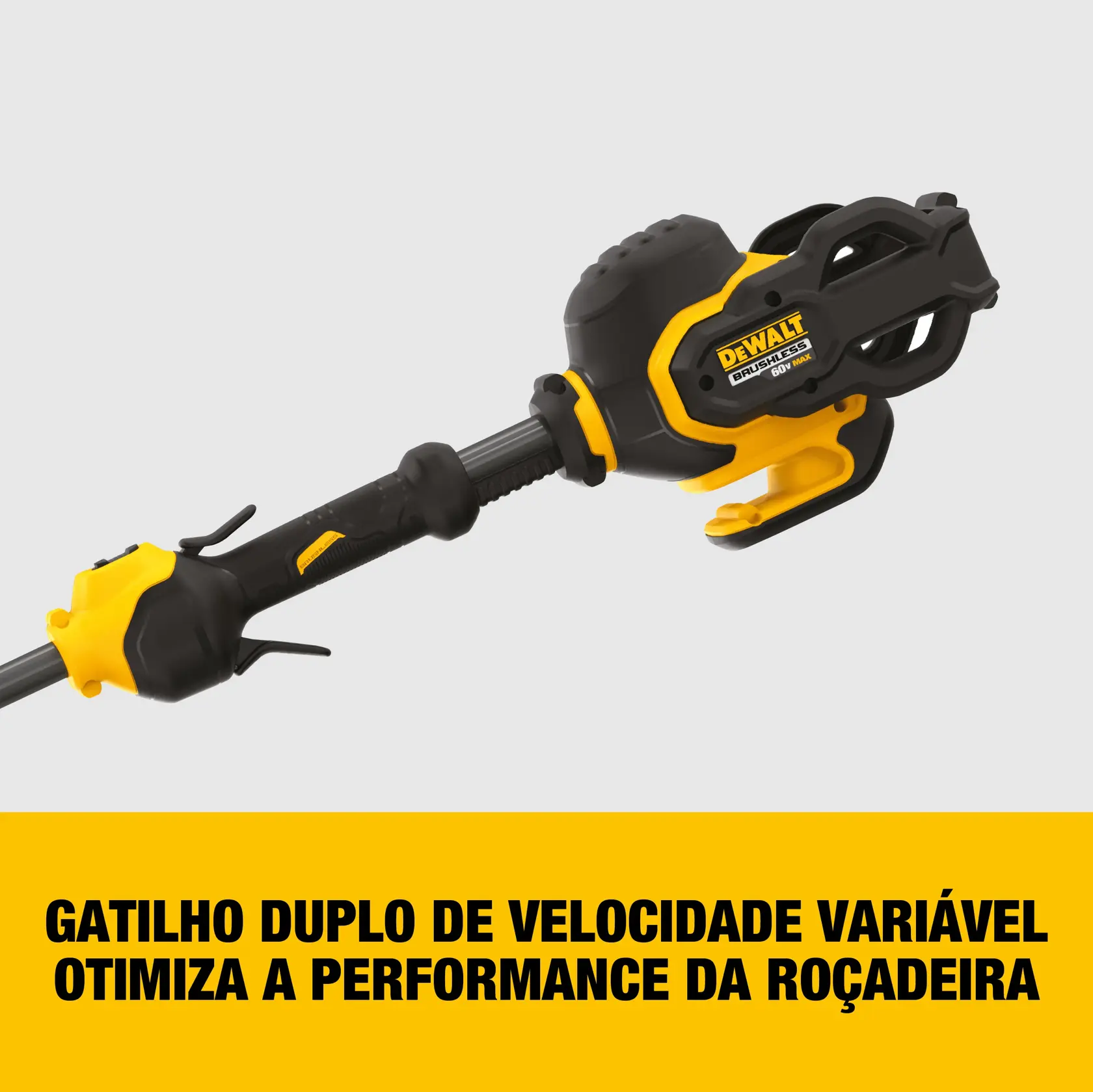 Roçadeira e Aparador De Grama Brushless 60V Max* Xr Flexvolt® (Apenas Ferramenta)