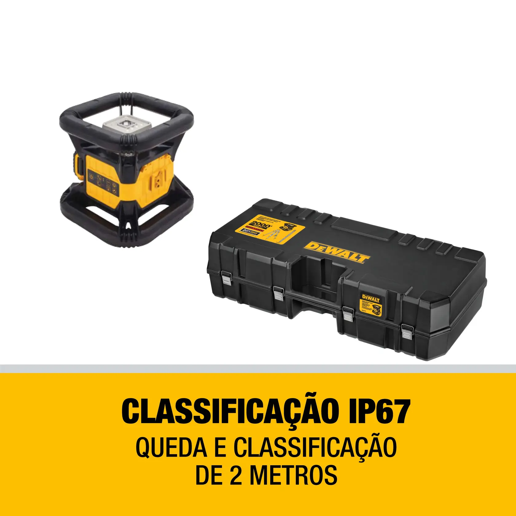 Nível laser rotativo 20v 600m sem bateria e carregador