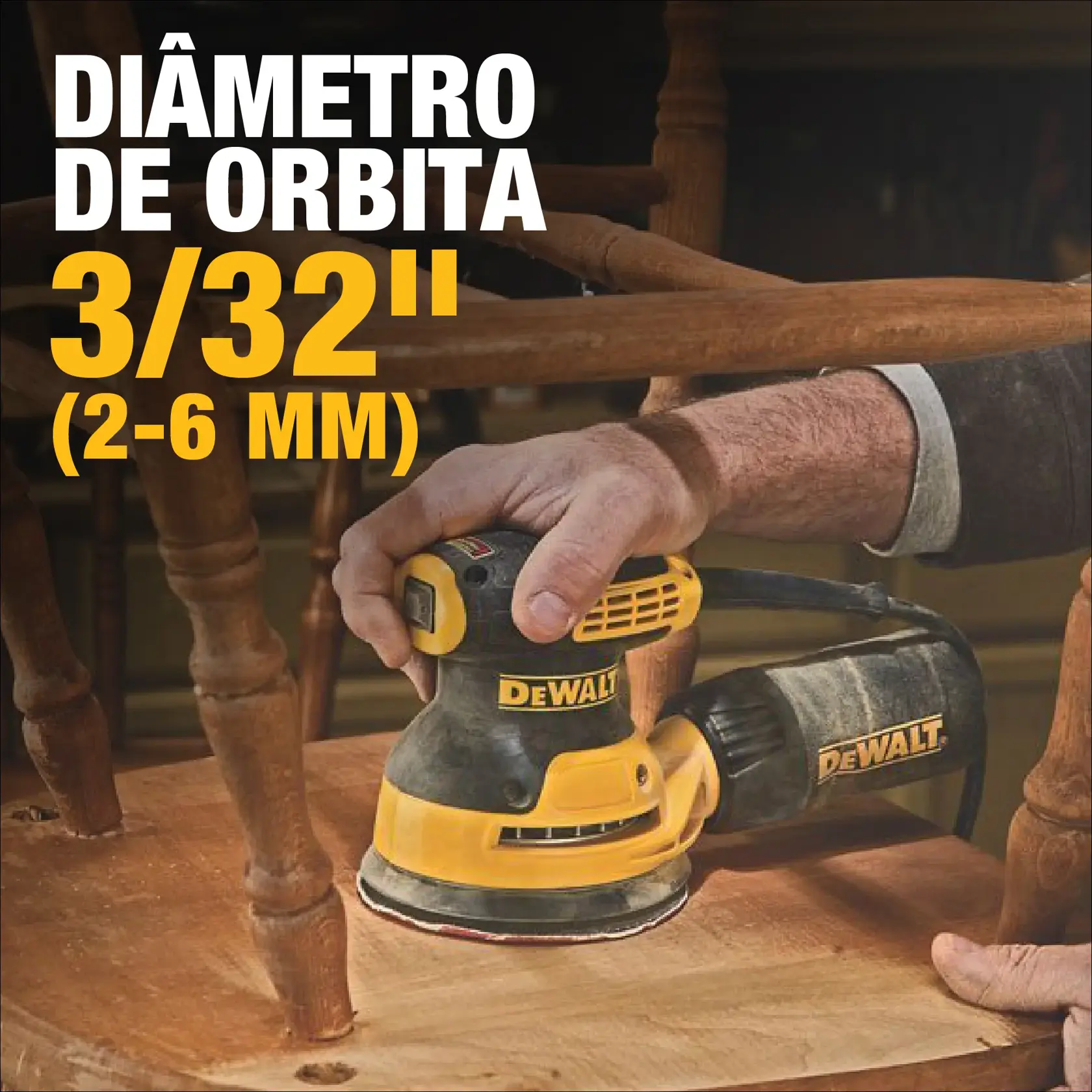 Lixadeira Roto Orbital de 5" (125mm) 280W (127V)