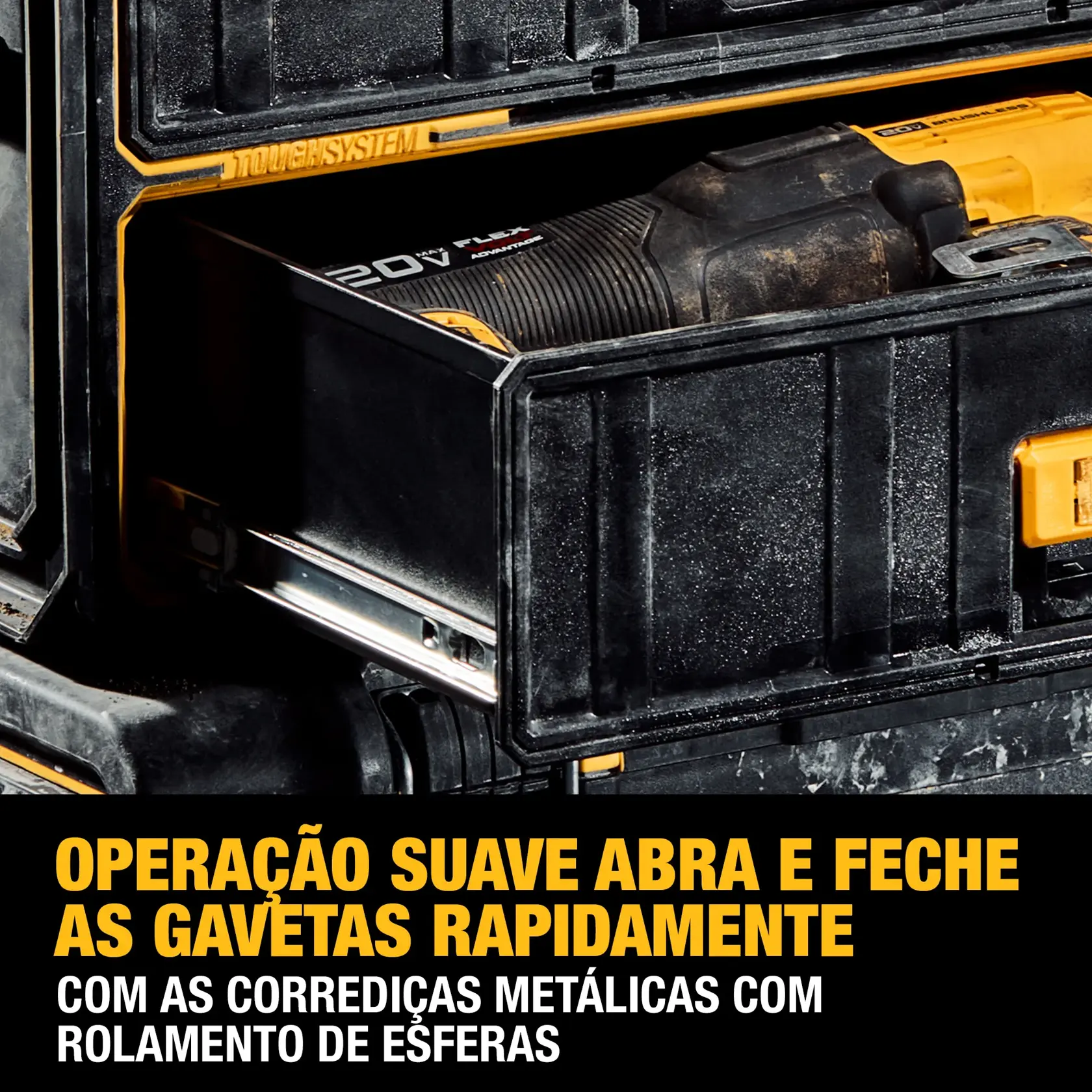 Caixa tipo gaveta dupla 32x55 TOUGHSYSTEM 2.0