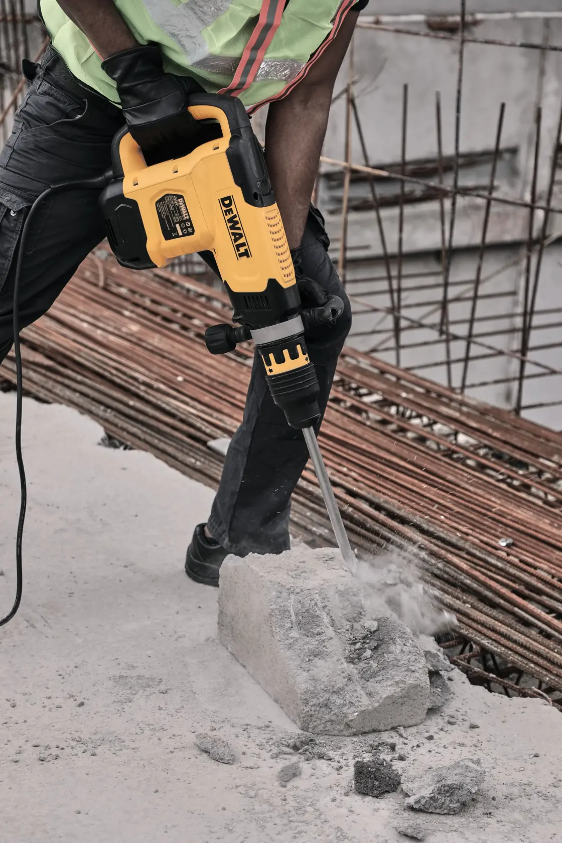 Martelo Demolidor SDS MAX 10Kg, 1600W, 17,5J L-Shape