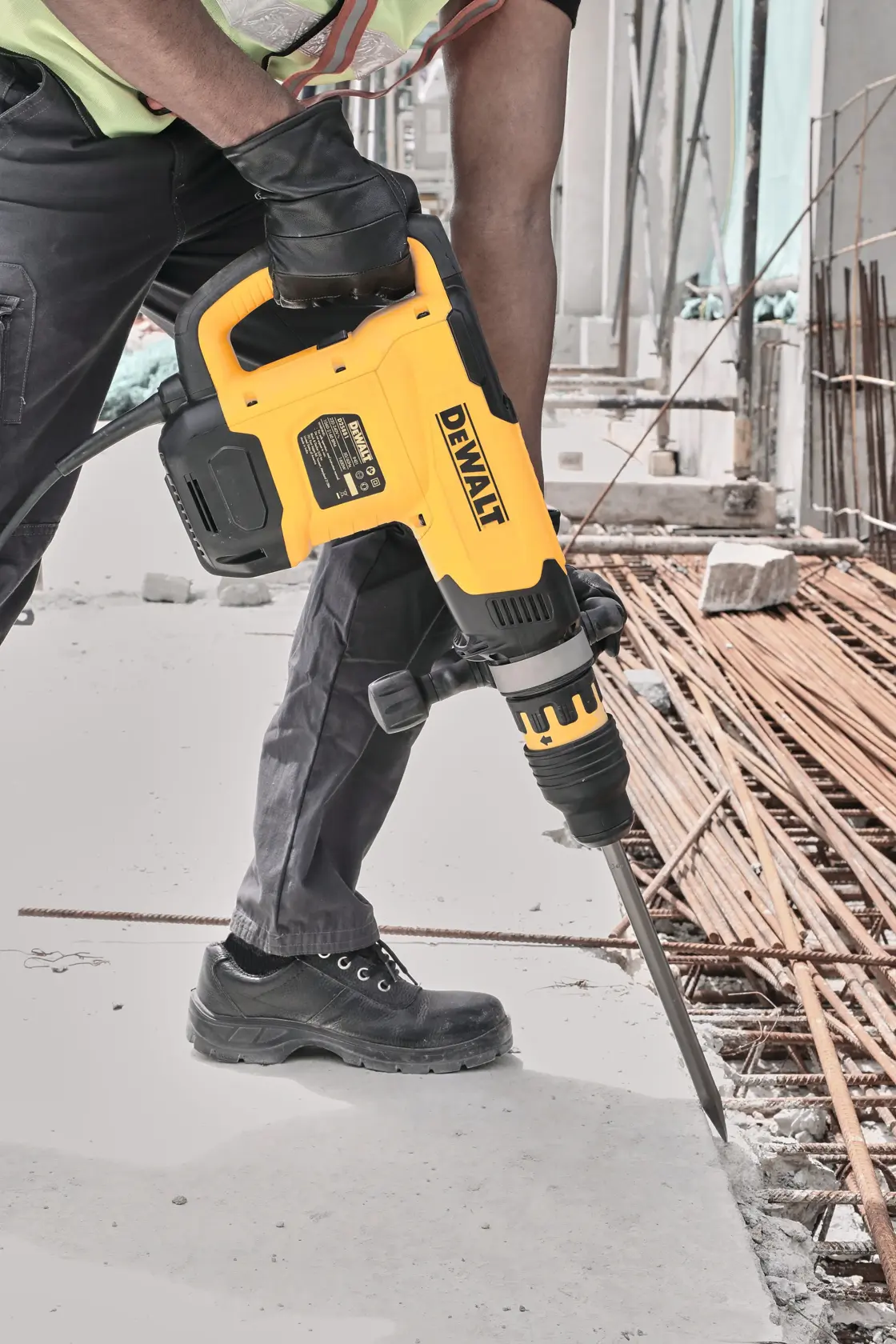 Martelo Demolidor SDS MAX 10Kg, 1600W, 17,5J L-Shape