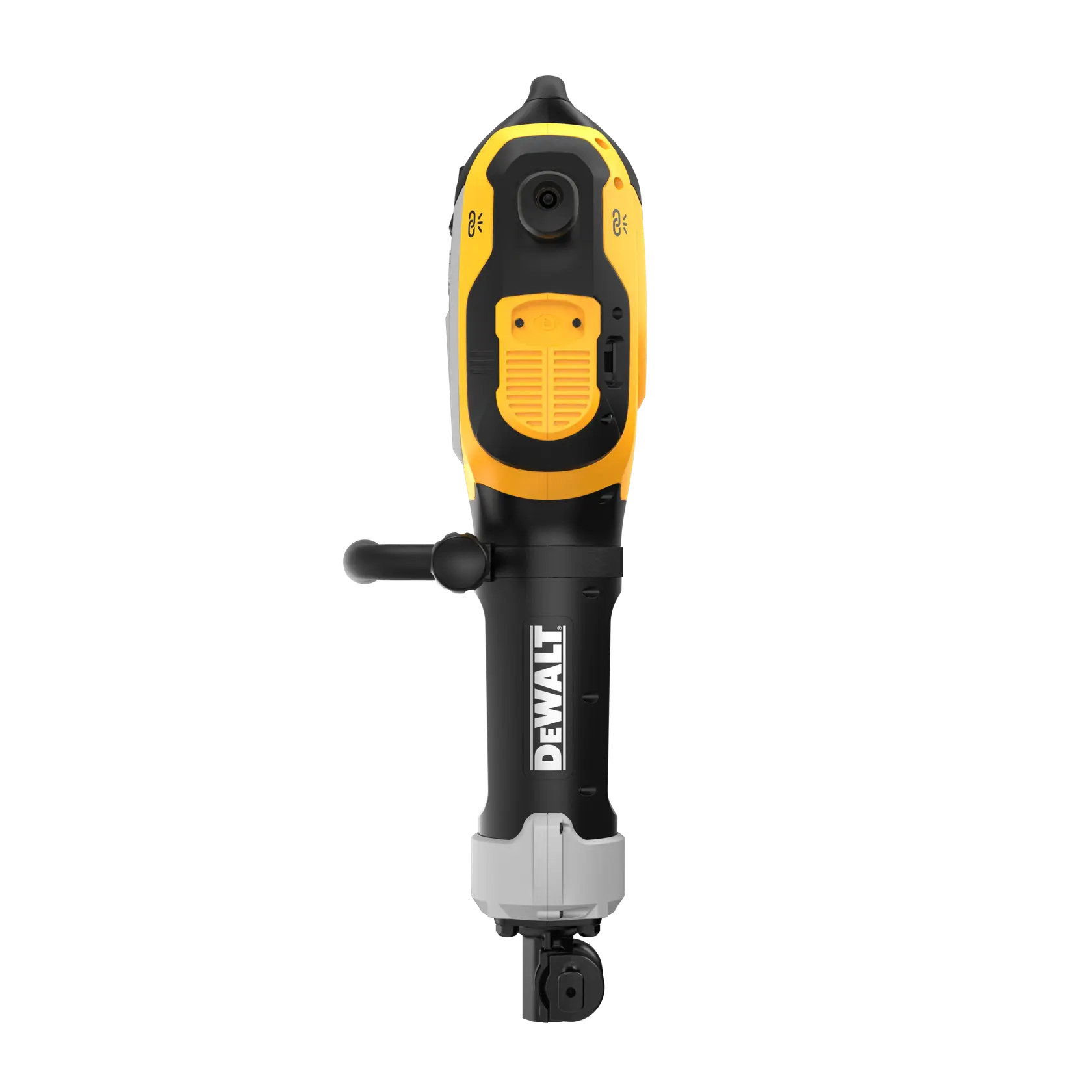 Vista frontal ferramenta DEWALT. Fotografia. SKUs: D25966, D25966K, D25966-B2.
