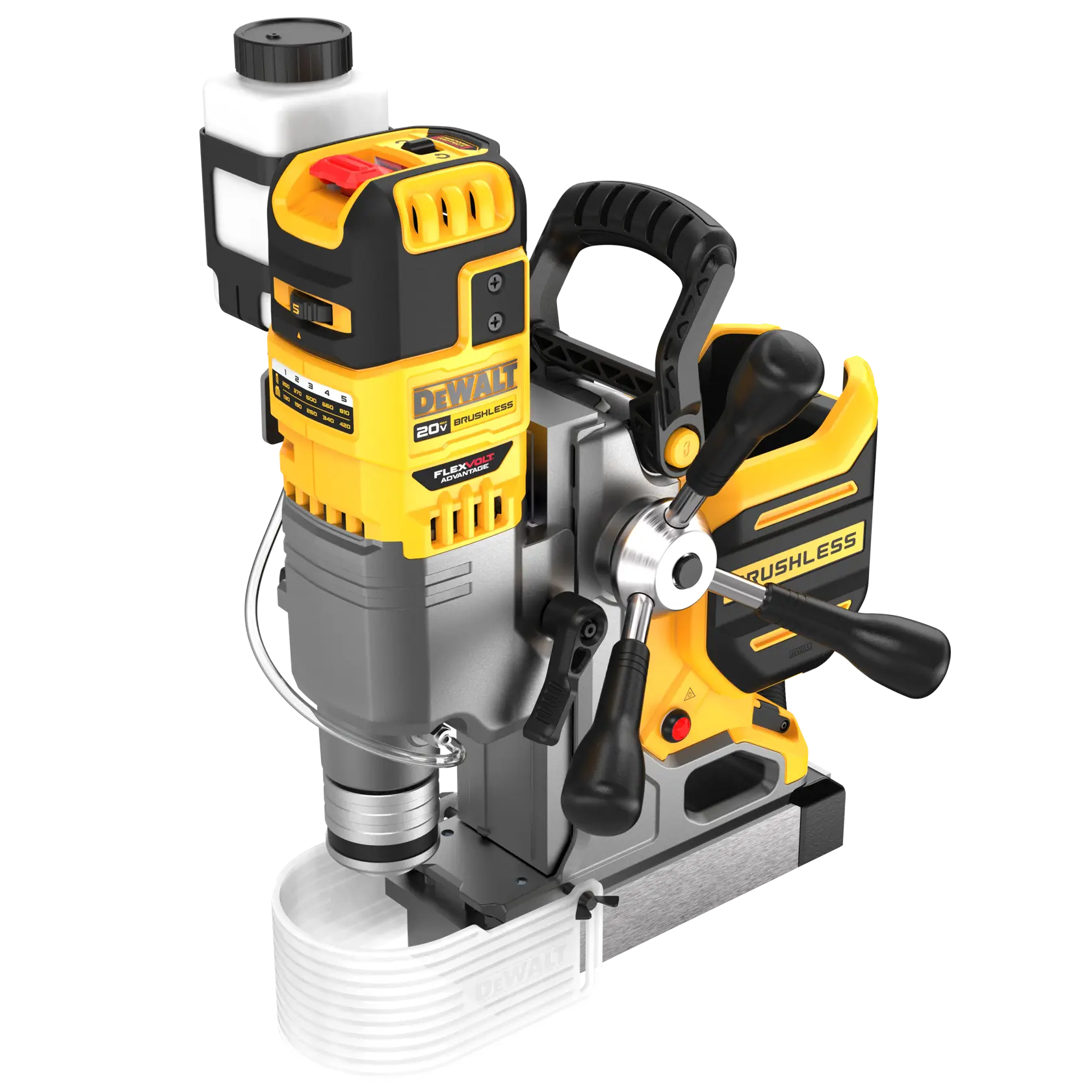 Furadeira base magnética 2" (50mm) 20V MAX* e flexvolt advantage li-ion brushless sem bateria e carregador