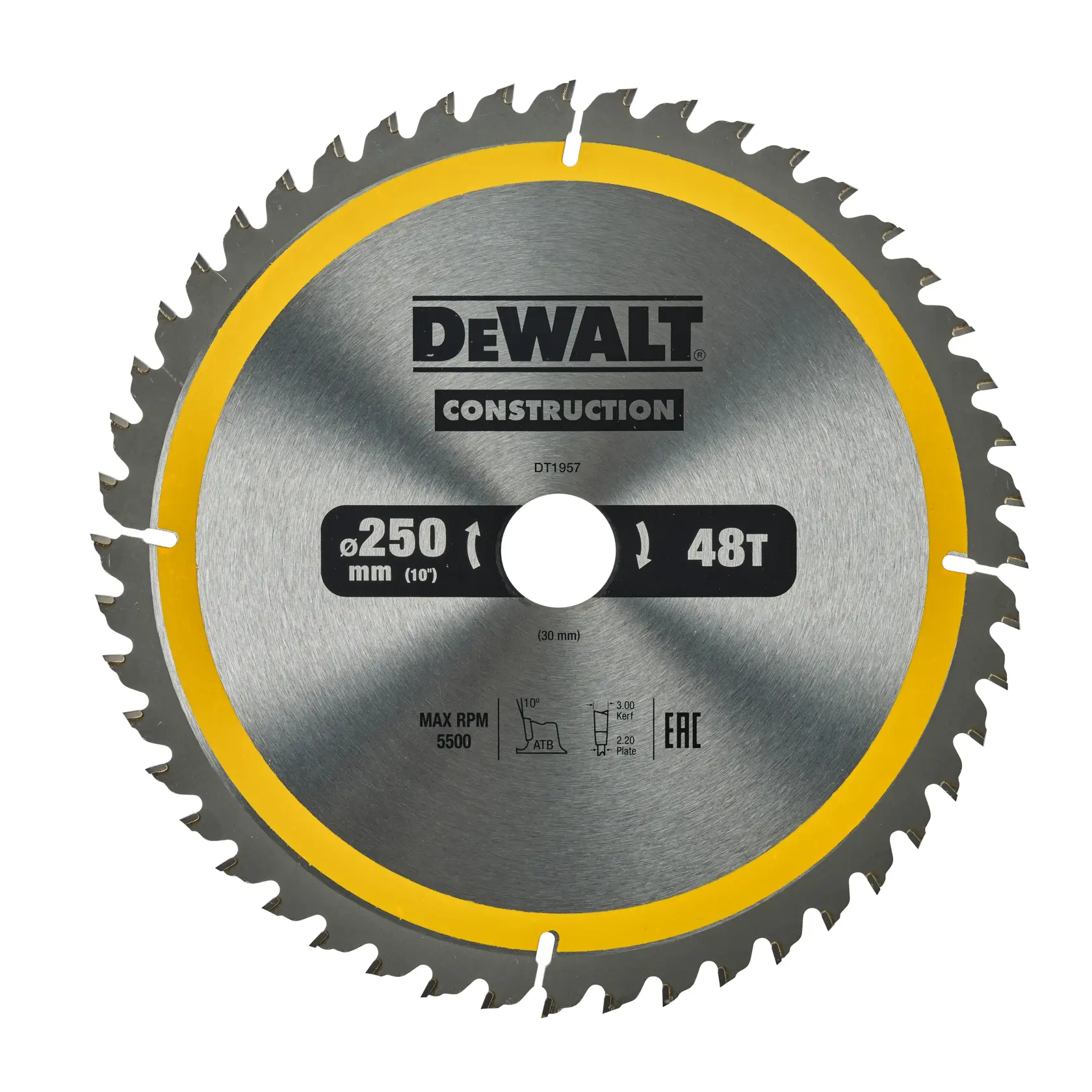Logotipo da DEWALT centralizado em fundo branco.