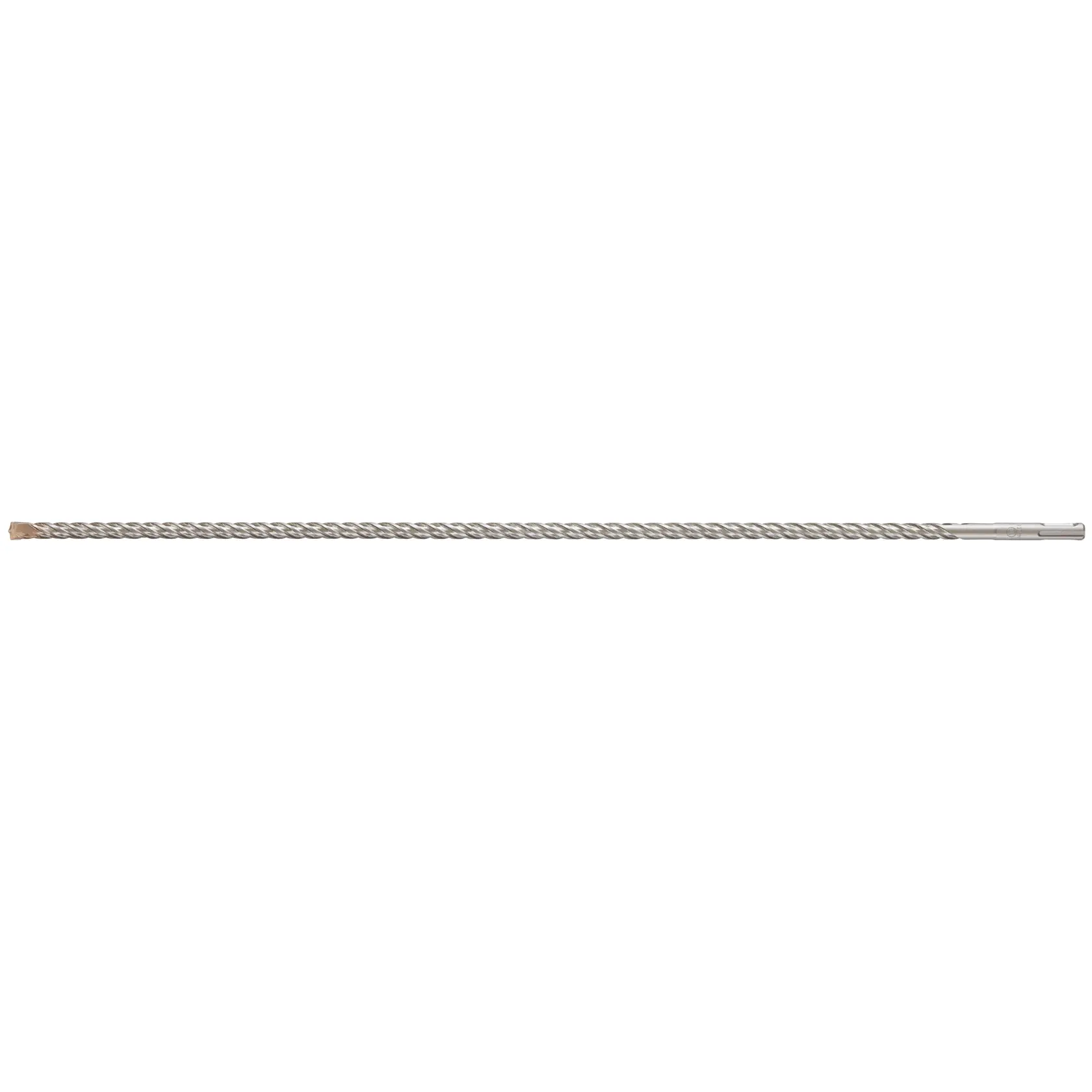 Broca longa DEWALT DT9546 para concreto, haste SDS-plus, ideal para pedra, sobre fundo branco.