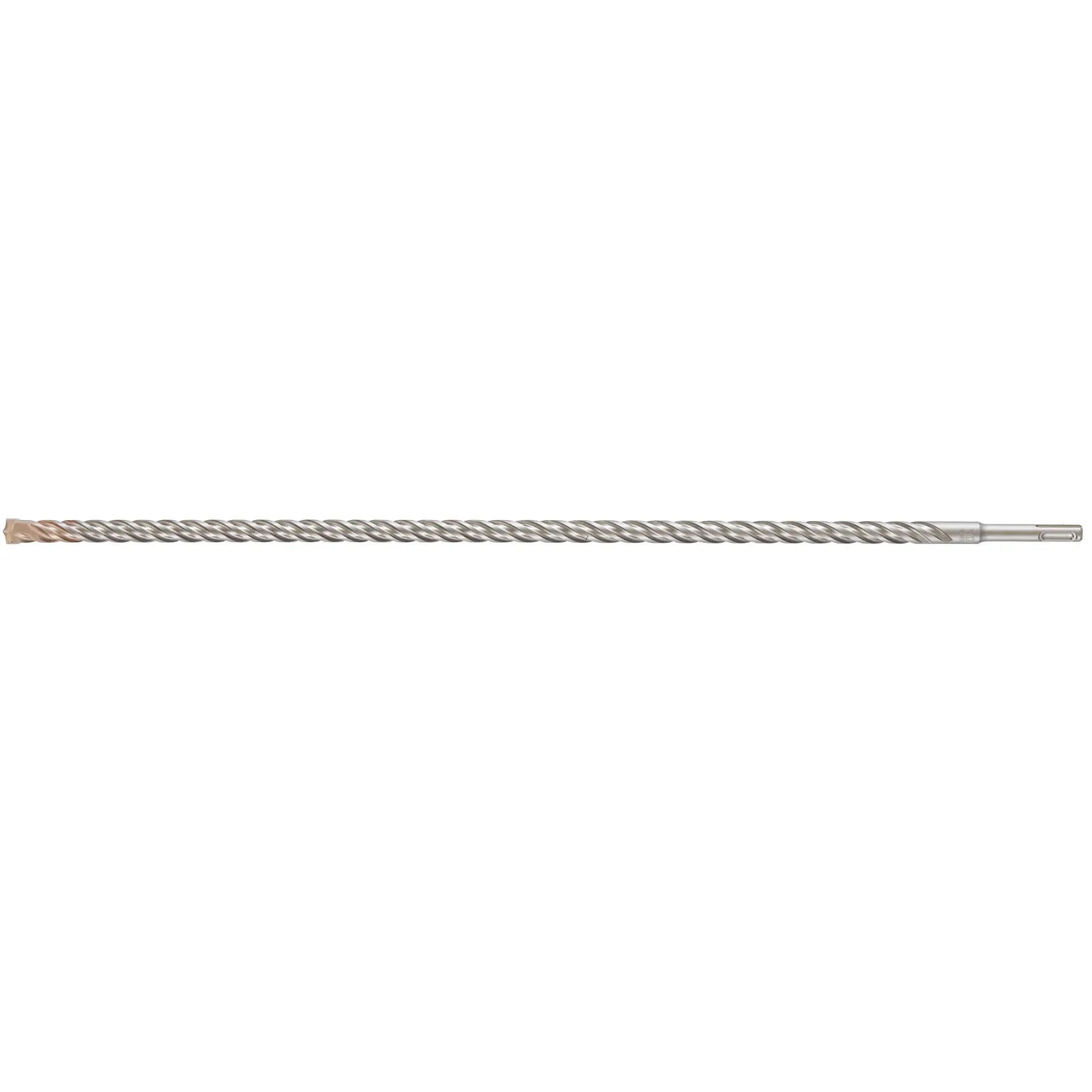 Broca longa DEWALT DT9571 SDS com canal espiral para perfuradores de impacto.