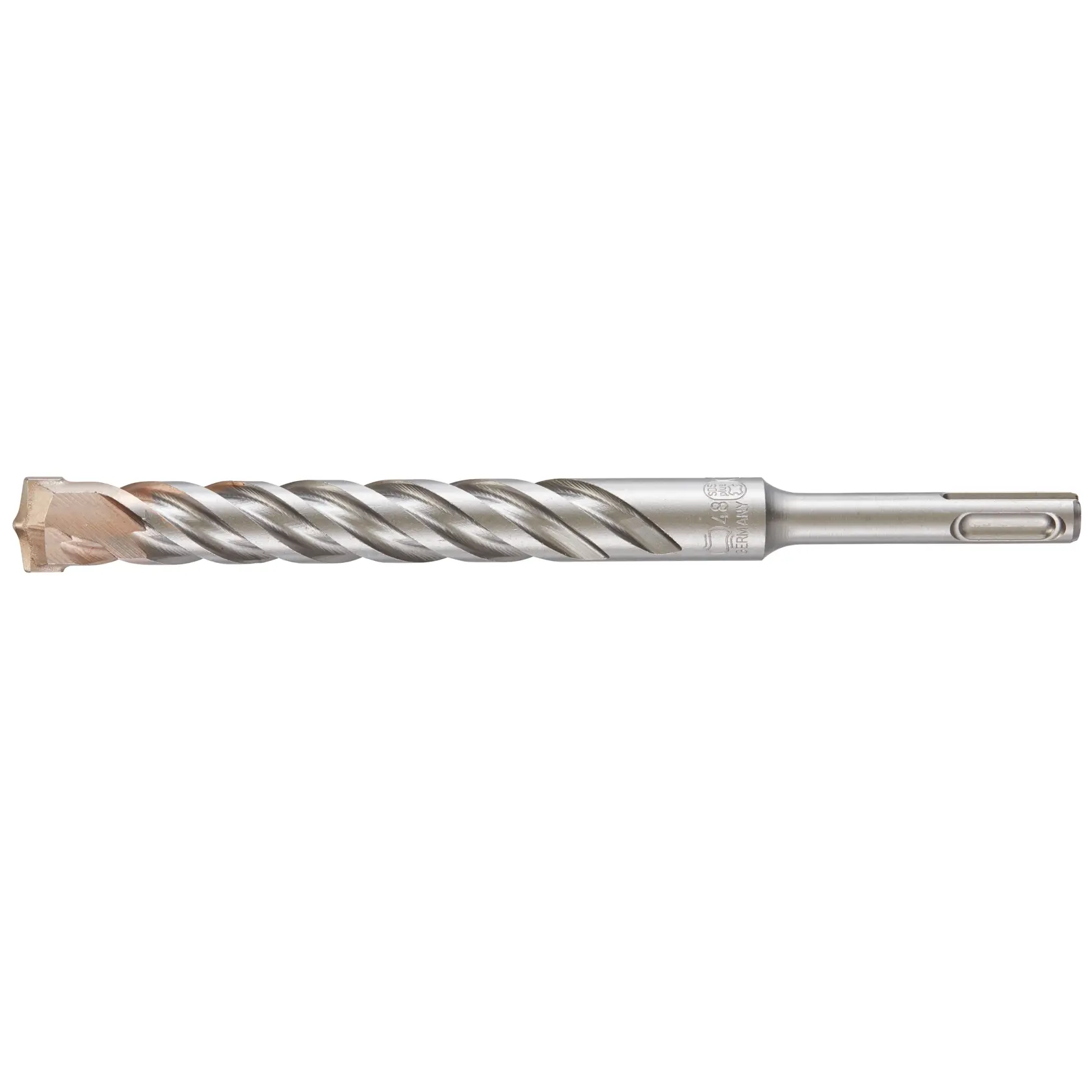 Broca para alvenaria DEWALT DT9587, design espiral e ponta de carbeto para furações eficientes.