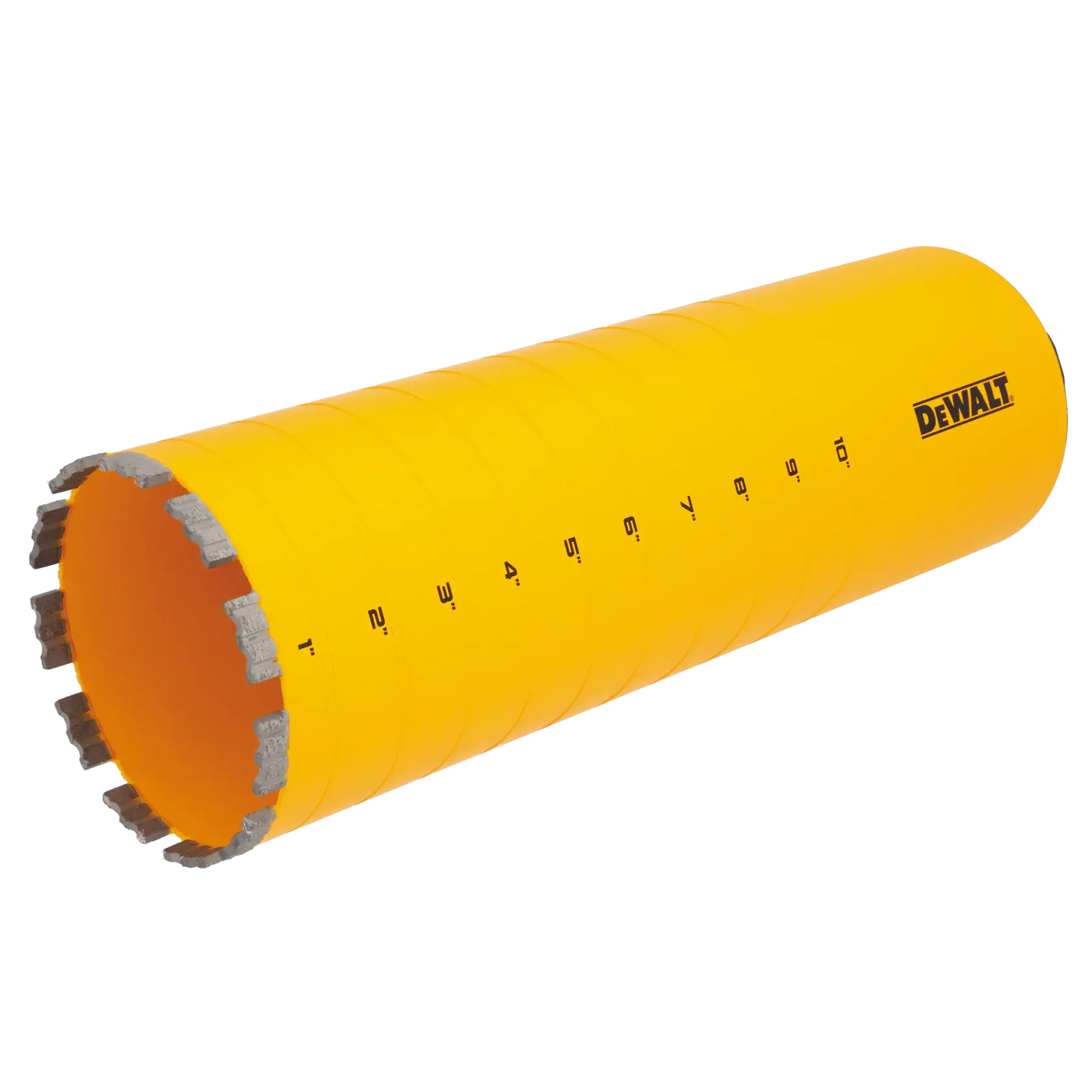 Broca coroa diamantada 5" x 14" [127 x 355mm - segmento diamante 10mm]