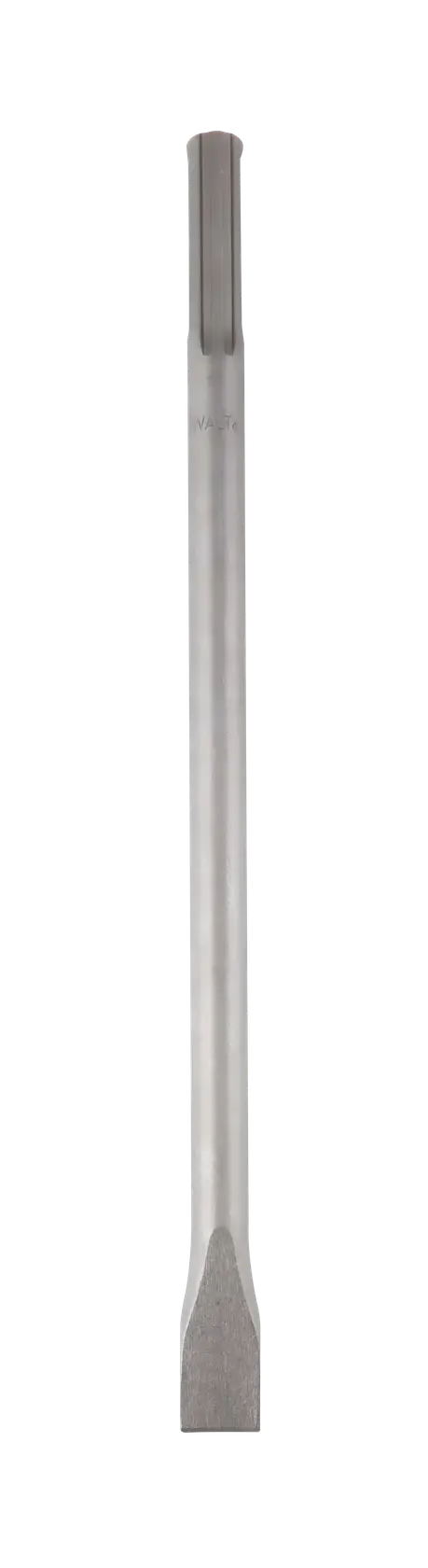 Foto do formão DEWALT DWA0807, design plano de aço, vista frontal em fundo branco.