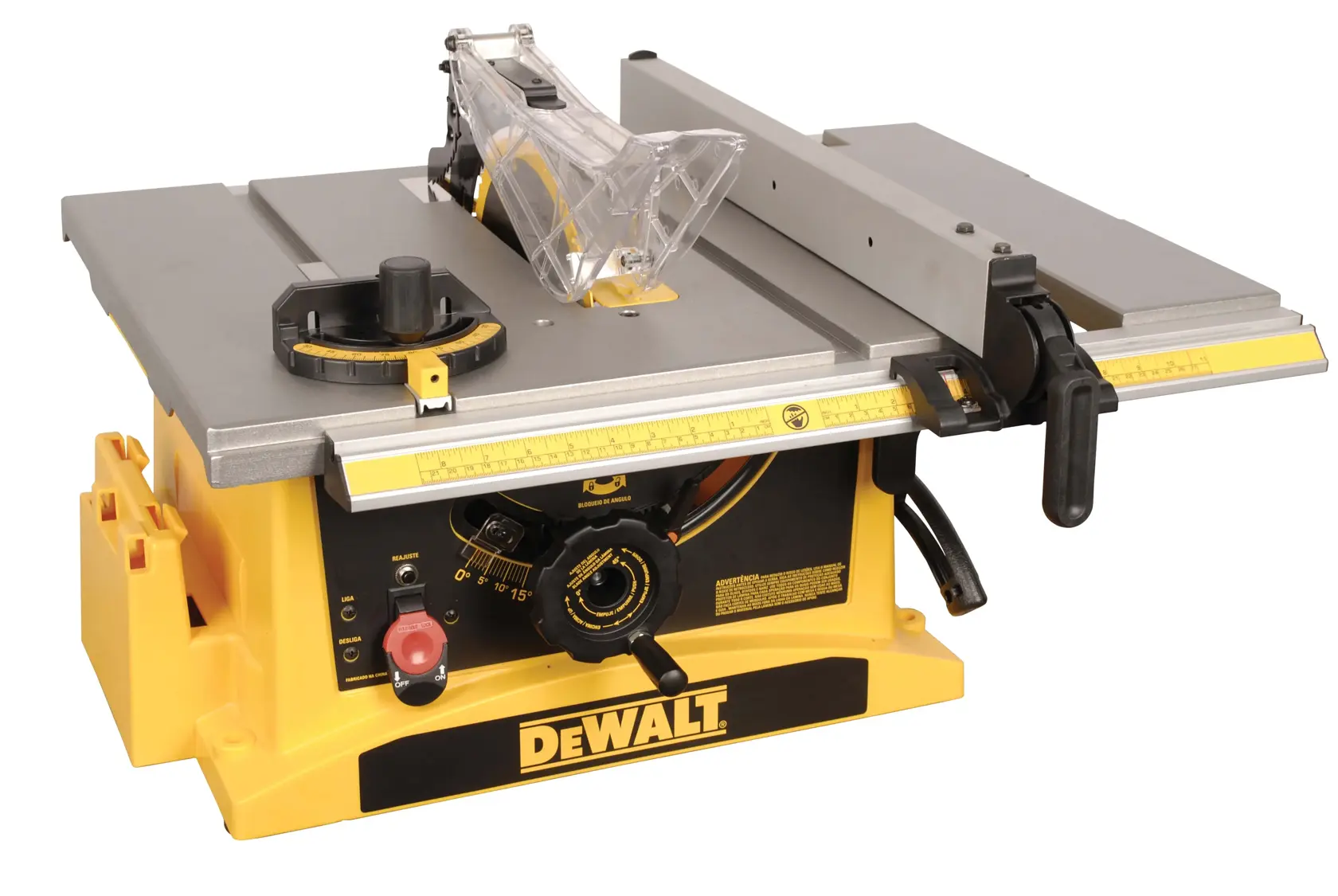 Serra de Mesa 10" (254mm) 1800W (127V) - 5.000 RPM velocidade sem carga, Eixo 5/8"